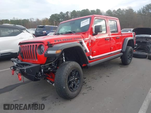 ✅ 2021 Jeep Gladiator Rubicon • VIN: 1C6JJTBG7ML506711 • Лот: 43613484. Опубликован ранее на IAAI с пробегом 102 269 миль. Бесплатный доступ к архиву аукционных продаж из США и подробный отчёт об истории автомобиля на DreamBid. Изображение 2.