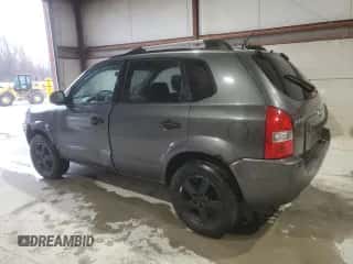 2007 Hyundai Tucson GLS z VIN KM8JM12B47U525445, wystawiony jako Copart lot #83848614 z przebiegiem Nie podano mil oraz Szkoda całkowita • Salvage title. Historia ofert i sprzedaży dostępna na DreamBid. Obrazek 2.