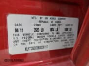 ✅ 2011 Chevrolet Aveo 1LT • VIN: KL1TD5DE0BB236117 • Lot: 43704455. Wystawiony na Copart z przebiegiem 201 025 mil. Bezpłatny archiwum sprzedaży aukcyjnych z USA i szczegółowy raport historii pojazdu na DreamBid. Zdjęcie 12.