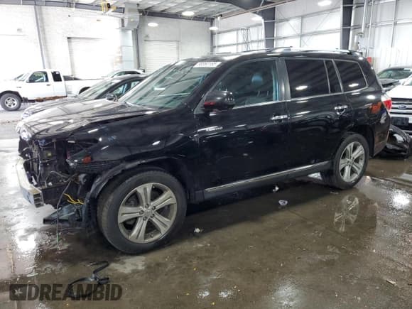 ✅ 2013 Toyota Highlander Limited • VIN: 5TDDK3EH2DS216205 • Lot: 90060165. Listed on Copart with 98,778 mi. Free auction sales archive from the USA and detailed vehicle history report at DreamBid. Image 1.