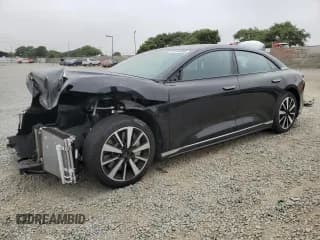✅ 2024 Lucid Air Touring • VIN: 50EA1TEA5RA009347 • Лот: 66944805. Опубликован ранее на Copart с пробегом 12 427 миль. Бесплатный доступ к архиву аукционных продаж из США и подробный отчёт об истории автомобиля на DreamBid. Изображение 1.