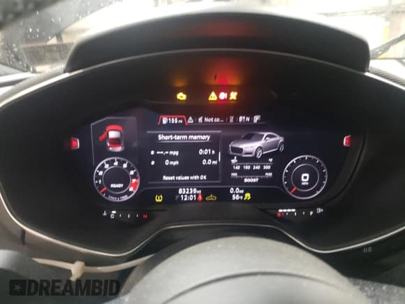 ✅ 2018 Audi TTS 2.0T • VIN: TRUC1AFV3J1011191 • Lot: 78847004. Listed on Copart with 83,239 mi. Free auction sales archive from the USA and detailed vehicle history report at DreamBid. Image 9.