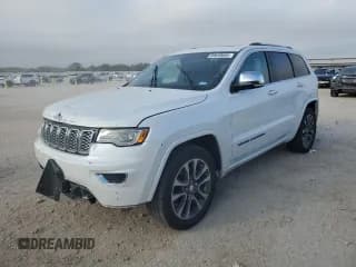 ✅ 2018 Jeep Grand Cherokee High Altitude • VIN: 1C4RJECGXJC168917 • Lot: 89699865. Listed on Copart with 86,593 mi. Free auction sales archive from the USA and detailed vehicle history report at DreamBid. Image 1.