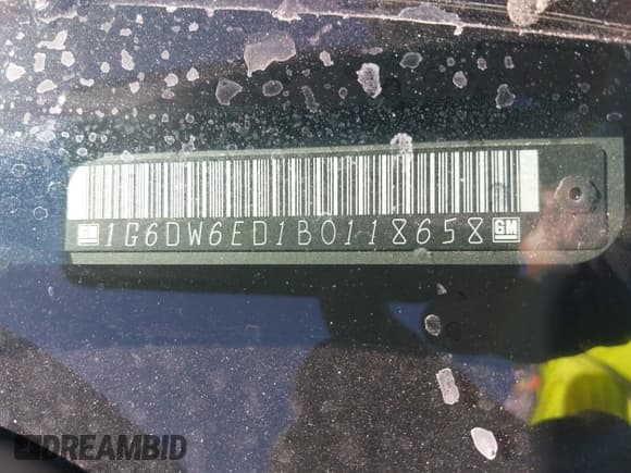 ✅ 2011 Cadillac STS RWD • VIN: 1G6DW6ED1B0118658 • Lot: 43658256. Wystawiony na IAAI z przebiegiem 147 678 mil. Bezpłatny archiwum sprzedaży aukcyjnych z USA i szczegółowy raport historii pojazdu na DreamBid. Zdjęcie 9.