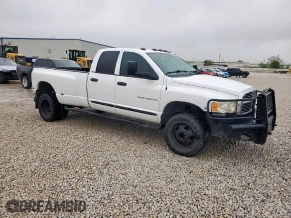 2005 Dodge 3500 SLT z VIN 3D7MS48C55G827132, wystawiony jako Copart lot #51147695 z przebiegiem 362 794 mil mil oraz Czysty tytuł • Clean title. Historia ofert i sprzedaży dostępna na DreamBid. Obrazek 4.