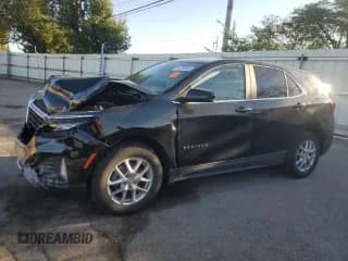 2023 Chevrolet Equinox LT with VIN 3GNAXKEG9PL129506, listed as a Copart auction lot 84789845 with 28,805 mi miles and Salvage title. Bid and sale history available at DreamBid. Image 1.