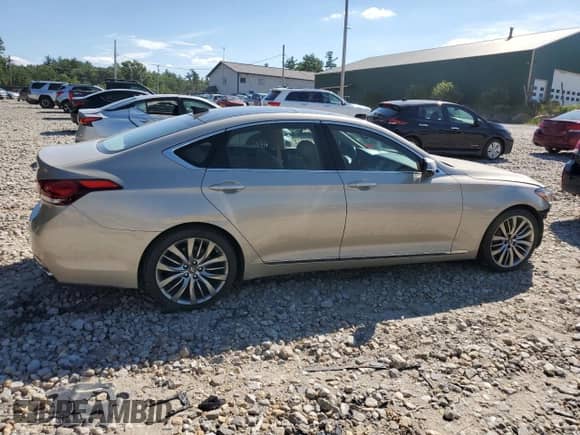 2015 Hyundai Genesis 5.0L с VIN KMHGN4JFXFU034664, выставлен на аукционе Copart как лот 61185304 с пробегом 70 988 миль миль и Списание • Salvage title. История ставок и продаж доступна на DreamBid. Изображение 3.