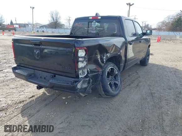 ✅ 2023 Ram 1500 Big Horn • VIN: 1C6RRFFG8PN671943 • Lot: 41679406. Listed on IAAI with 49,296 mi. Free auction sales archive from the USA and detailed vehicle history report at DreamBid. Image 4.