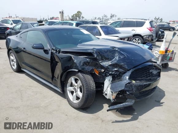 ✅ 2017 Ford Mustang V6 • VIN: 1FA6P8AM9H5353976 • Lot: 42359163. Listed on IAAI with 49,757 mi. Free auction sales archive from the USA and detailed vehicle history report at DreamBid. Image 1.