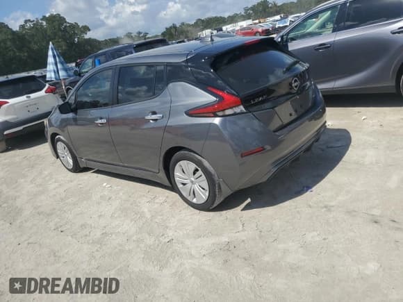 ✅ 2023 Nissan LEAF S • VIN: 1N4AZ1BV9PC558405 • Lot: 67268505. Listed on Copart with 19,706 mi. Free auction sales archive from the USA and detailed vehicle history report at DreamBid. Image 2.