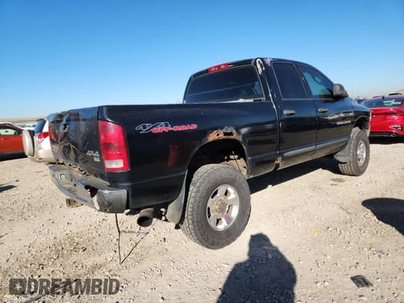 ✅ 2004 Dodge 2500 SLT • VIN: 3D7KU28C14G274967 • Лот: 90648045. Опубликован ранее на Copart с пробегом Не указан. Бесплатный доступ к архиву аукционных продаж из США и подробный отчёт об истории автомобиля на DreamBid. Изображение 3.