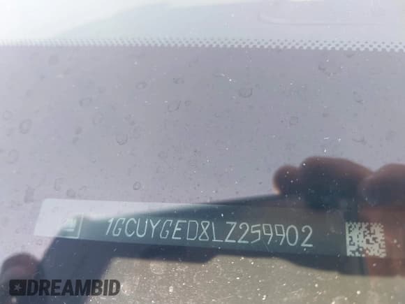 ✅ 2020 Chevrolet Silverado 1500 LTZ • VIN: 1GCUYGED8LZ259902 • Lot: 43526017. Listed on IAAI with Not provided. Free auction sales archive from the USA and detailed vehicle history report at DreamBid. Image 9.