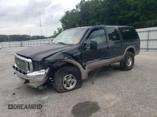 ✅ 2000 Ford Excursion Limited • VIN: 1FMNU43S8YEC22875 • Лот: 66995105. Опубликован ранее на Copart с пробегом 250 650 миль. Бесплатный доступ к архиву аукционных продаж из США и подробный отчёт об истории автомобиля на DreamBid. Изображение 1.