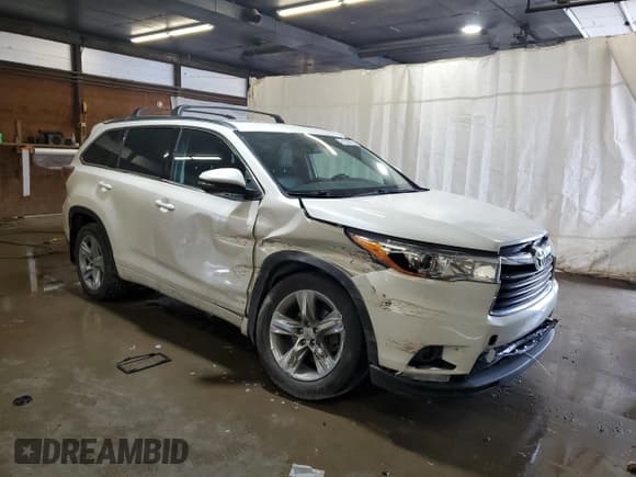 ✅ 2014 Toyota Highlander Limited • VIN: 5TDDCRFH9ES005616 • Лот: 61390585. Опубликован ранее на Copart с пробегом Не указан. Бесплатный доступ к архиву аукционных продаж из США и подробный отчёт об истории автомобиля на DreamBid. Изображение 4.