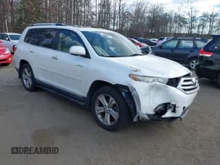 ✅ 2012 Toyota Highlander Limited • VIN: 5TDDK3EH9CS157443 • Lot: 43708248. Listed on IAAI with 169,604 mi. Free auction sales archive from the USA and detailed vehicle history report at DreamBid. Image 1.