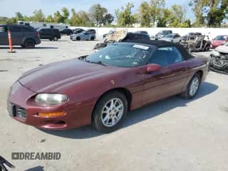 2002 Chevrolet Camaro z VIN 2G1FP32K822109595, wystawiony jako Copart lot #80441265 z przebiegiem 122 523 mil mil oraz Szkoda całkowita • Salvage title. Historia ofert i sprzedaży dostępna na DreamBid. Obrazek 1.