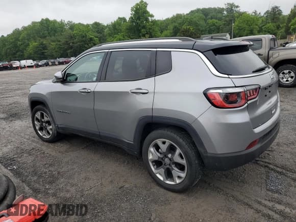 ✅ 2020 Jeep Compass Limited • VIN: 3C4NJCCBXLT211330 • Lot: 56938845. Listed on Copart with 98,968 mi. Free auction sales archive from the USA and detailed vehicle history report at DreamBid. Image 2.