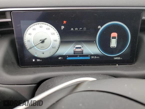 ✅ 2024 Hyundai Tucson XRT • VIN: KM8JF3DE2RU279270 • Lot: 84781335. Wystawiony na Copart z przebiegiem 14 933 mil. Bezpłatny archiwum sprzedaży aukcyjnych z USA i szczegółowy raport historii pojazdu na DreamBid. Zdjęcie 9.