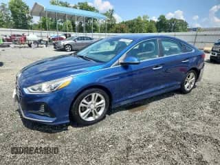 2018 Hyundai Sonata SEL with VIN 5NPE34AFXJH610550, listed as a Copart auction lot 63600815 with 95,631 mi miles and Salvage title. Bid and sale history available at DreamBid. Image 1.