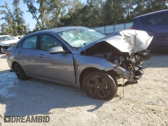 ✅ 2023 Hyundai Elantra SEL • VIN: KMHLM4AG6PU523719 • Lot: 93030145. Listed on Copart with 52,640 mi. Free auction sales archive from the USA and detailed vehicle history report at DreamBid. Image 4.