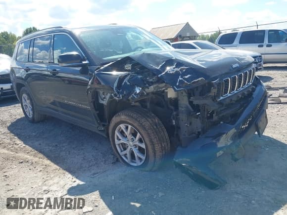 ✅ 2022 Jeep Grand Cherokee Limited • VIN: 1C4RJKBG7N8599286 • Lot: 43107691. Wystawiony na IAAI z przebiegiem 75 777 mil. Bezpłatny archiwum sprzedaży aukcyjnych z USA i szczegółowy raport historii pojazdu na DreamBid. Zdjęcie 1.