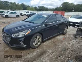 2018 Hyundai Sonata SEL with VIN 5NPE34AF8JH596633, listed as a Copart auction lot 81712075 with 113,091 mi miles and Salvage title. Bid and sale history available at DreamBid. Image 1.