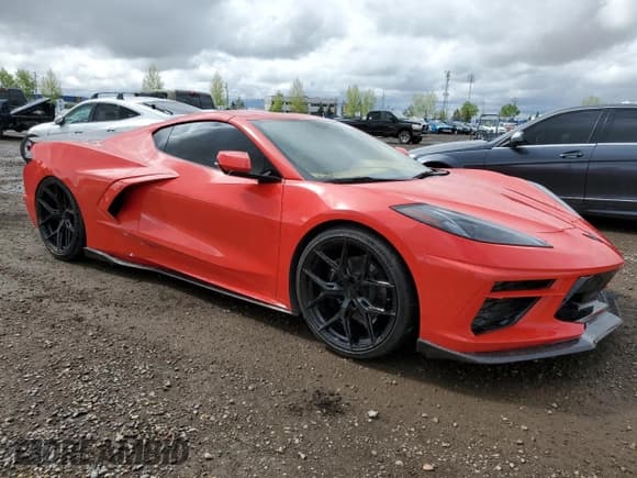 ✅ 2024 Chevrolet Corvette 3LT • VIN: 1G1YC2D44R5104325 • Lot: 56761395. Listed on Copart with 9,881 mi. Free auction sales archive from the USA and detailed vehicle history report at DreamBid. Image 4.