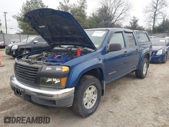✅ 2005 GMC Canyon 1SF SLE Z71 • VIN: 1GTDT136958153905 • Lot: 43911013. Listed on IAAI with 179,264 mi. Free auction sales archive from the USA and detailed vehicle history report at DreamBid. Image 2.
