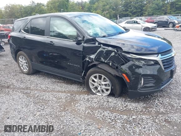 ✅ 2022 Chevrolet Equinox LT • VIN: 3GNAXUEV9NL121929 • Лот: 43315673. Опубликован ранее на IAAI с пробегом 42 996 миль. Бесплатный доступ к архиву аукционных продаж из США и подробный отчёт об истории автомобиля на DreamBid. Изображение 1.