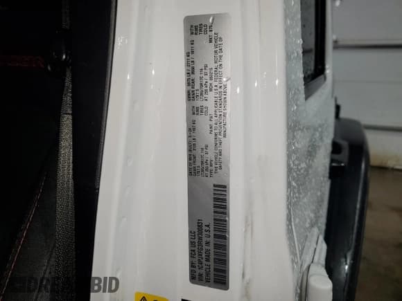 ✅ 2024 Jeep Wrangler Rubicon • VIN: 1C4PJXFG3RW300831 • Lot: 82029925. Listed on Copart with 29,328 mi. Free auction sales archive from the USA and detailed vehicle history report at DreamBid. Image 14.