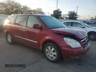 2007 Hyundai Entourage GLS z VIN KNDMC233X76035548, wystawiony jako Copart lot #81875955 z przebiegiem 163 614 mil mil oraz Szkoda całkowita • Salvage title. Historia ofert i sprzedaży dostępna na DreamBid. Obrazek 4.