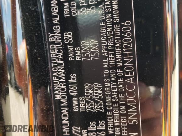 ✅ 2022 Hyundai Tucson SEL • VIN: 5NMJCCAE0NH120606 • Lot: 54437683. Wystawiony na Copart z przebiegiem 29 941 mil. Bezpłatny archiwum sprzedaży aukcyjnych z USA i szczegółowy raport historii pojazdu na DreamBid. Zdjęcie 14.