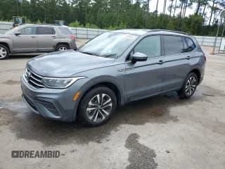 ✅ 2024 Volkswagen Tiguan S • VIN: 3VVRB7AX0RM058580 • Lot: 71196945. Listed on Copart with 11,211 mi. Free auction sales archive from the USA and detailed vehicle history report at DreamBid. Image 1.