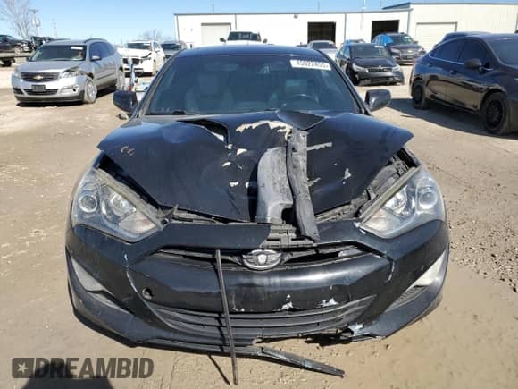 2014 Hyundai Genesis Coupe R-Spec z VIN KMHHT6KD1EU121452, wystawiony jako Copart lot #45922455 z przebiegiem Nie podano mil oraz Szkoda całkowita • Salvage title. Historia ofert i sprzedaży dostępna na DreamBid. Obrazek 5.