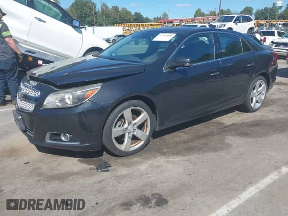 2013 Chevrolet Malibu LTZ with VIN 1G11J5SX8DF181563, listed as a IAAI auction lot 43352896 with 108,348 mi miles and . Bid and sale history available at DreamBid. Image 2.