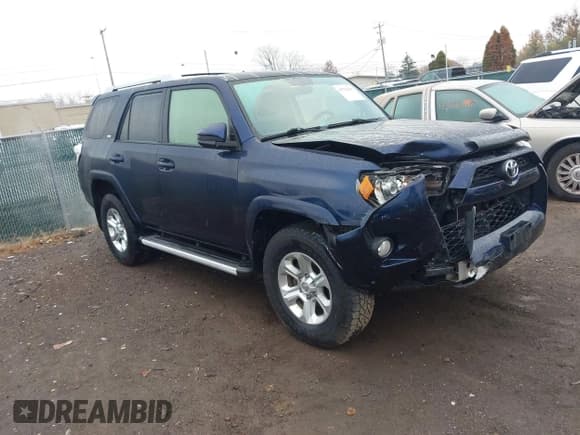 ✅ 2016 Toyota 4Runner Limited • VIN: JTEBU5JR8G5320859 • Lot: 43733615. Listed on IAAI with 77,825 mi. Free auction sales archive from the USA and detailed vehicle history report at DreamBid. Image 1.