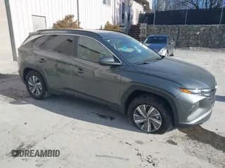 ✅ 2024 Hyundai Tucson Blue • VIN: KM8JBCD15RU214826 • Лот: 41214421. Опубликован ранее на IAAI с пробегом 7 473 миль. Бесплатный доступ к архиву аукционных продаж из США и подробный отчёт об истории автомобиля на DreamBid. Изображение 1.