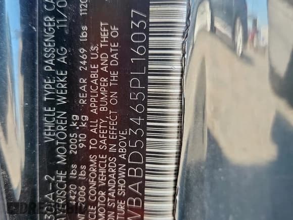 ✅ 2005 BMW 3 Series 330Ci • VIN: WBABD53465PL16037 • Lot: 90117135. Wystawiony na Copart z przebiegiem 189 594 mil. Bezpłatny archiwum sprzedaży aukcyjnych z USA i szczegółowy raport historii pojazdu na DreamBid. Zdjęcie 12.