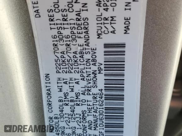 ✅ 2003 Lexus RX 300 • VIN: JTJGF10U630162464 • Лот: 87464435. Опубликован ранее на Copart с пробегом 154 461 миль. Бесплатный доступ к архиву аукционных продаж из США и подробный отчёт об истории автомобиля на DreamBid. Изображение 13.