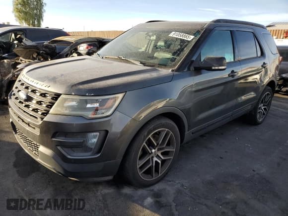 ✅ 2016 Ford Explorer Sport • VIN: 1FM5K8GT9GGA12076 • Лот: 91058865. Опубликован ранее на Copart с пробегом 158 131 миль. Бесплатный доступ к архиву аукционных продаж из США и подробный отчёт об истории автомобиля на DreamBid. Изображение 1.