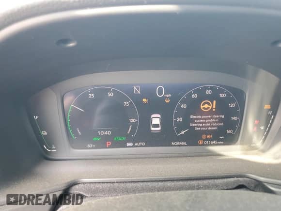 2025 Honda Accord Sport-L with VIN 1HGCY2F78SA056627, listed as a Copart auction lot 81959995 with 11,645 mi miles and Salvage title. Bid and sale history available at DreamBid. Image 9.