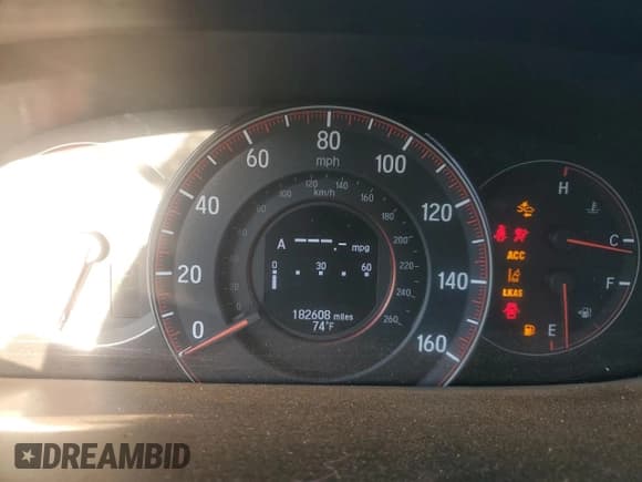 ✅ 2016 Honda Accord Sport • VIN: 1HGCR2F69GA206725 • Lot: 81279875. Listed on Copart with 182,608 mi. Free auction sales archive from the USA and detailed vehicle history report at DreamBid. Image 9.