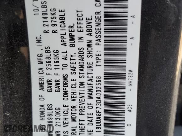 ✅ 2013 Acura TL Advance • VIN: 19UUA8F73DA002568 • Lot: 46109655. Wystawiony na Copart z przebiegiem 86 443 mil. Bezpłatny archiwum sprzedaży aukcyjnych z USA i szczegółowy raport historii pojazdu na DreamBid. Zdjęcie 14.