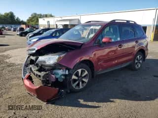 2018 Subaru Forester Limited with VIN JF2SJARC3JH572970, listed as a Copart auction lot 84362915 with 61,805 mi miles and Salvage title. Bid and sale history available at DreamBid. Image 1.