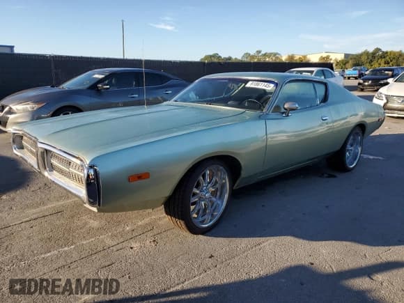✅ 1972 Dodge Charger • VIN: WH23G2G168109 • Lot: 91861145. Wystawiony na Copart z przebiegiem 94 226 mil. Bezpłatny archiwum sprzedaży aukcyjnych z USA i szczegółowy raport historii pojazdu na DreamBid. Zdjęcie 1.