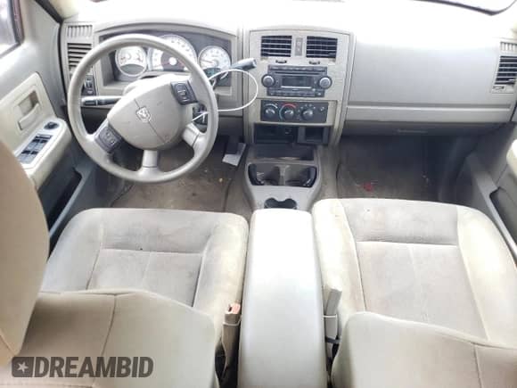 2006 Dodge Dakota SLT with VIN 1D7HE48K76S701994, listed as a Copart auction lot 72152274 with 145,040 mi miles and Salvage title. Bid and sale history available at DreamBid. Image 8.