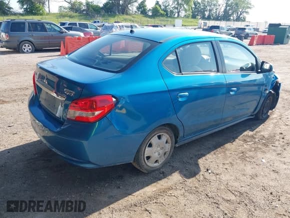✅ 2019 Mitsubishi Mirage ES • VIN: ML32F3FJXKHF12674 • Lot: 42373288. Listed on IAAI with 52,274 mi. Free auction sales archive from the USA and detailed vehicle history report at DreamBid. Image 4.