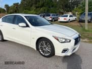 ✅ 2020 Infiniti Q50 Luxe • VIN: JN1EV7AP3LM208515 • Lot: 59259535. Listed on Copart with 47,292 mi. Free auction sales archive from the USA and detailed vehicle history report at DreamBid. Image 1.
