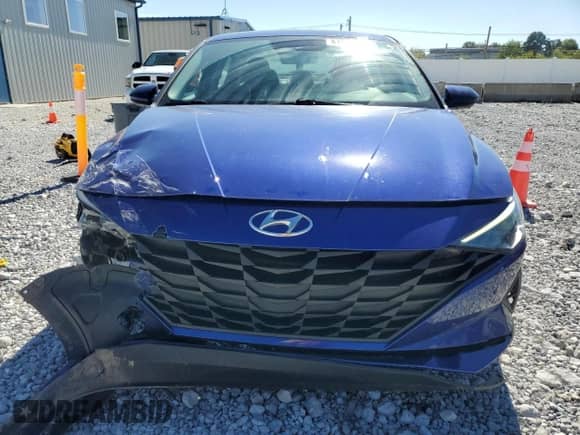 2022 Hyundai Elantra SE with VIN KMHLL4AG3NU259973, listed as a Copart auction lot 81927935 with 43,805 mi miles and Salvage title. Bid and sale history available at DreamBid. Image 5.