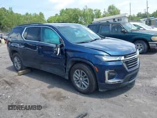 2023 Chevrolet Traverse LT Cloth with VIN 1GNEVGKW2PJ176643, listed as a IAAI auction lot 42823116 with 34,743 mi miles and . Bid and sale history available at DreamBid. Image 1.